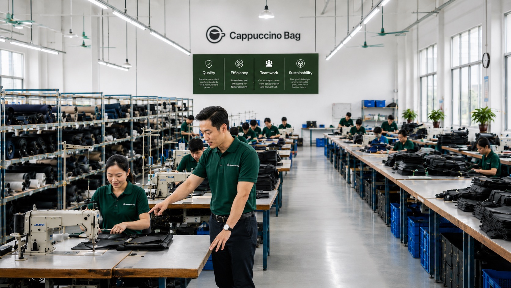 Cappuccino Bag outdoor sports multifunctional bag sewing workshop